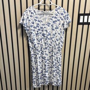 GAP Blue and White Floral Dress